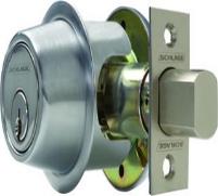 schlage commercial deadbolt lock installation