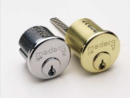 Medeco high-security rim and mortise cylinders
