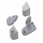 Offset pivot set for aluminum storefront door replacement