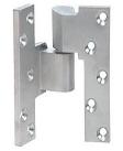 Intermediate pivot for heavy aluminum storefront doors